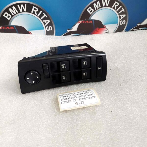 Διακόπτης παραθύρου (Μαύρος) οδηγού X5 E53