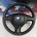 Τριάκτινο τιμόνι E46-E39-X5-E53 με στρόγγυλο αερόσακο κομπλέ με χειριστήρια