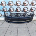 Προφυλακτήρας εμπρόσθιος - με πλυστικά για φανάρια ξένων - Ε81-Ε87 - Χρώμα μαύρο